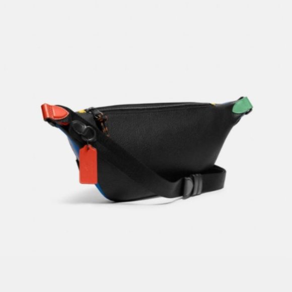 Coach X Michael B. Jordan League Belt Bag In Colorblock With Mummified Rexy - Picture 3 of 8